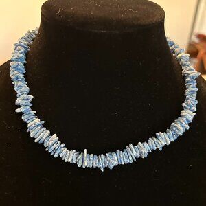 18" Blue Hawaiian Puka Necklace - Unisex